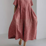 Vestido Oversize de Rayas Retro Eleanor