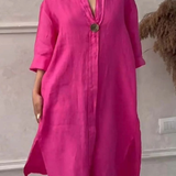 Vestido Ligero Clarita de Corte Amplio Primavera