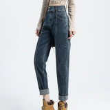 Jeans de Cintura Alta Double-Take