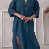 Vestido Ligero Clarita de Corte Amplio Primavera