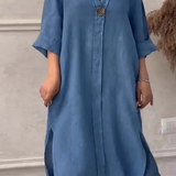 Vestido Ligero Clarita de Corte Amplio Primavera