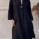 Vestido Ligero Clarita de Corte Amplio Primavera