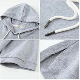 Sudadera con Capucha de Manga Corta Maison