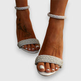 Tacones Altos Celest para Boda