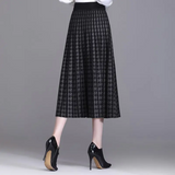 Falda Midi Houndstooth Monroe