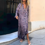 Vestido Entallado Estampado Juliet™ con Cuello en V