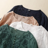 Blusa Bordada Laurienne™ con Botones