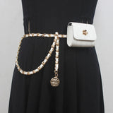 Bolso de Cintura Mini Cadena Heredera