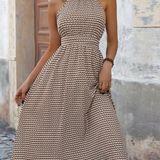 Vestido Elegante de Cuadros Olga