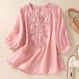 Blusa Bordada Laurienne™ con Escote Abierto
