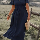 Vestido de Verano Elegante Mary™ con Escote en V