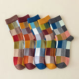 Juego de Calcetines Patchwork Colorido