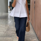 Blusa Sin Mangas Minimalista Sana