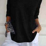 Blusa de Punto con Escote en V Paris™