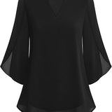 Blusa de Capas de Lujo Annelyn