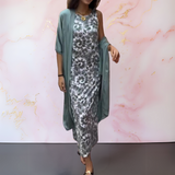 Melanie | Vestido Elegante de Mujer con Cárdigan