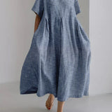 Vestido Oversize de Rayas Retro Eleanor