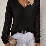Jersey de Punto Rosa™ con Cuello en V