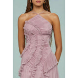 Vestido Largo Renata™ para Bodas y Fiestas con Volantes