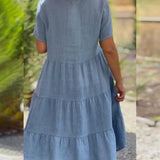 Vestido Ligero Nathalie™ con Escote en Pico