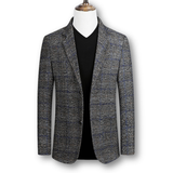 Blazer Elegante en Tejido Escocés Domenico