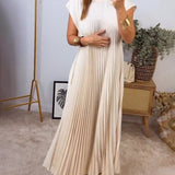 Vestido Plisado Elegante Grazia
