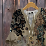 Blusa Elegante Kornelia con Motivos