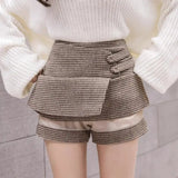 Falda Corta Houndstooth Kensington