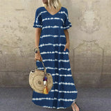 Vestido Largo Koral™ con Cuello en V para Primavera/Verano