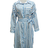 Vestido Camisero Rayado Cabana