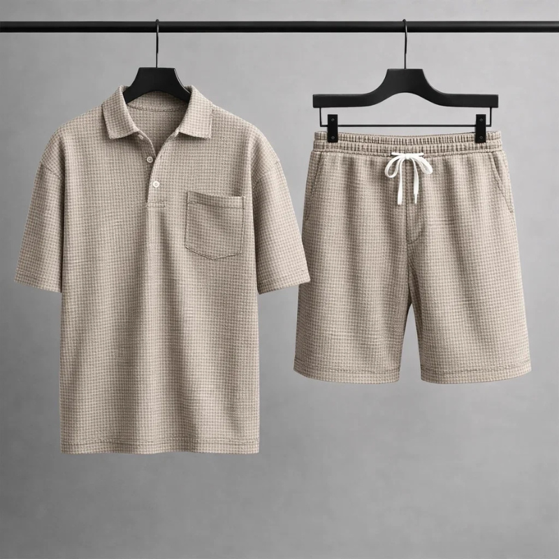 Conjunto de Punto Waffle Carter