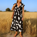 Vestido Fluido con Escote en V Valérie