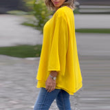 Blusa de Gasa Margot con Cremallera