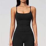Nexus - Conjunto de Top de Tirantes y Pantalones Cortos de Pierna Ancha para Mujer
