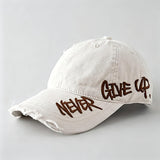 Gorra Desgastada Nunca Te Rindas
