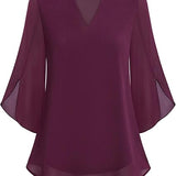 Blusa de Capas de Lujo Annelyn