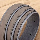 Cinturón de Piel Suede y Pizarra