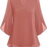 Blusa de Capas de Lujo Annelyn