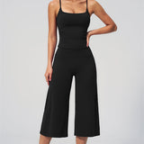 Nexus - Conjunto de Top de Tirantes y Pantalones Cortos de Pierna Ancha para Mujer