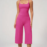 Nexus - Conjunto de Top de Tirantes y Pantalones Cortos de Pierna Ancha para Mujer