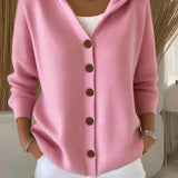 Cárdigan Casual Aylin con Botones para Mujer