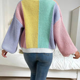 Cardigan de Punto Lucid Block