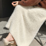Falda Maxi de Piel Sintética Clairmont