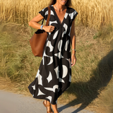 Vestido Fluido con Escote en V Valérie