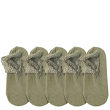 Juego de Calcetines de Terciopelo con Encaje Maison
