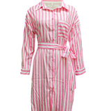 Vestido Camisero Rayado Cabana