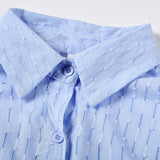 Maude | Conjunto elegante de blusa y pantalones cortos