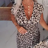Vestido Midi Leopardo Nathalie para Mujer