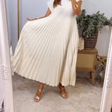 Vestido Plisado Elegante Grazia