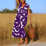Vestido Fluido con Escote en V Valérie
